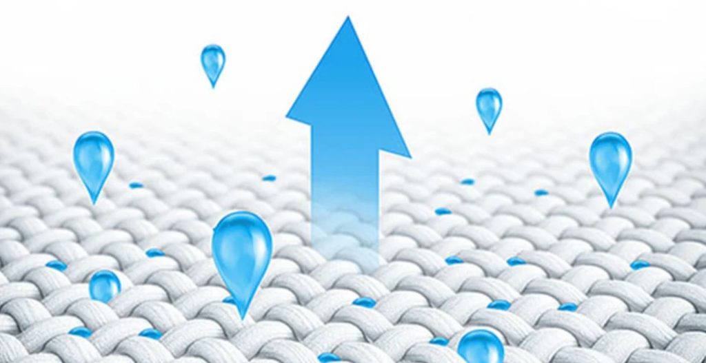 多種款式的吸濕排汗衣可供選擇