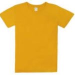 薑黃色兒童T恤