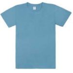 霧霾藍色兒童T恤