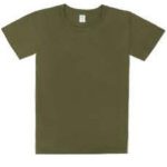 軍綠色兒童T恤
