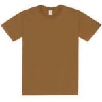 大地褐色賽洛紡T恤團服