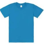 寶石藍色兒童T恤